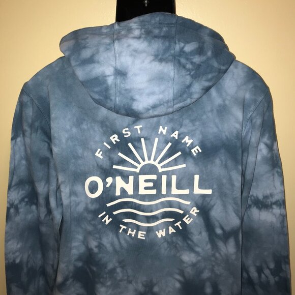 Men's O'neill Bayou Tie Dye Pullover Hoodie-Size M - Picture 6 of 15